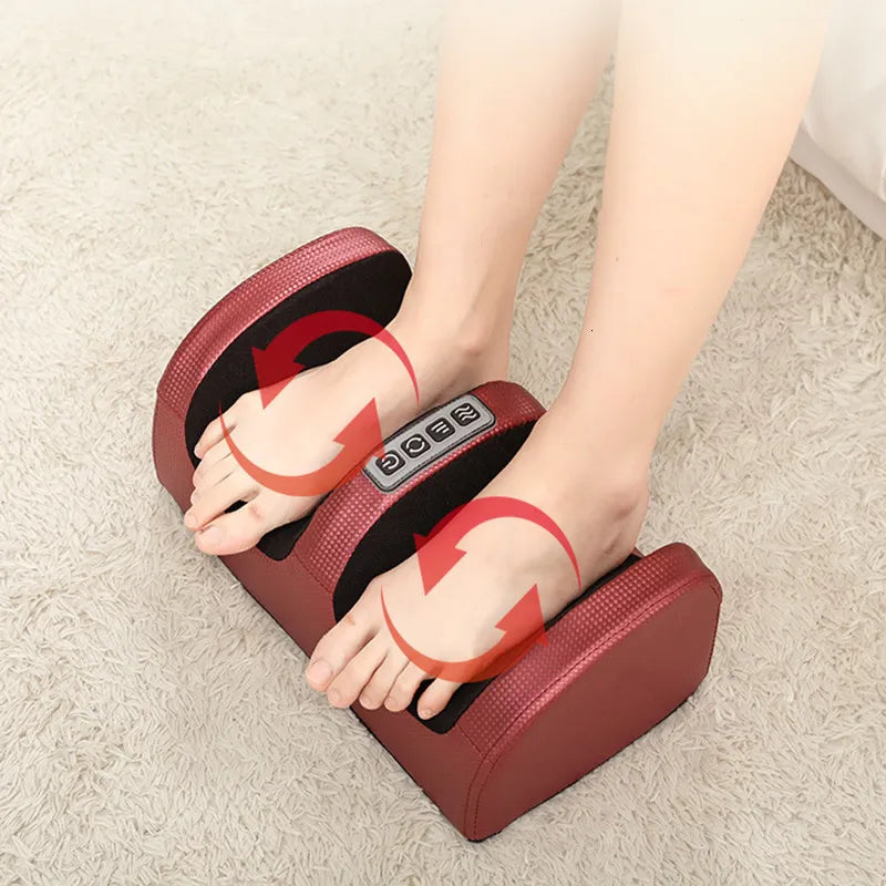 Portable Foot Massager with Heat – 12 Massage Nodes, Adjustable Intensity, and Auto Shut-Off for Relaxation and Pain Relief